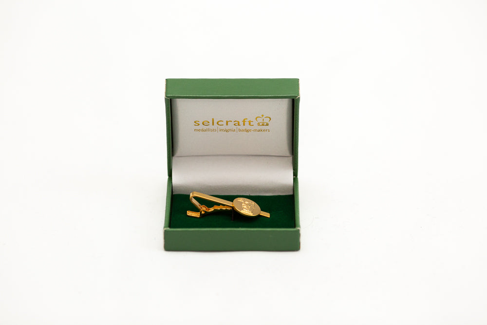 Gryphon Satin Gold Tie Clip