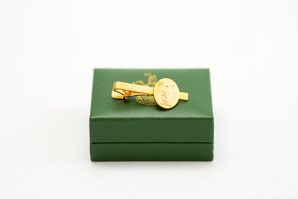 Gryphon Satin Gold Tie Clip