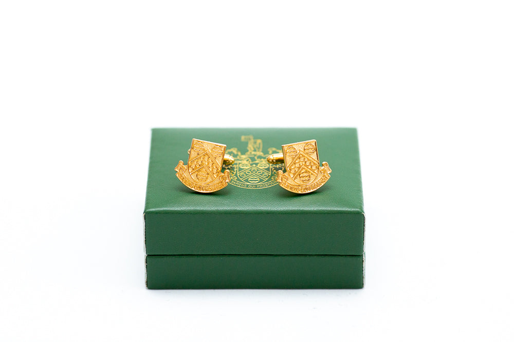 OM Cufflinks - Gilt Crest