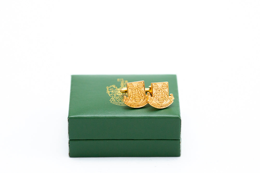 OM Cufflinks - Gilt Crest