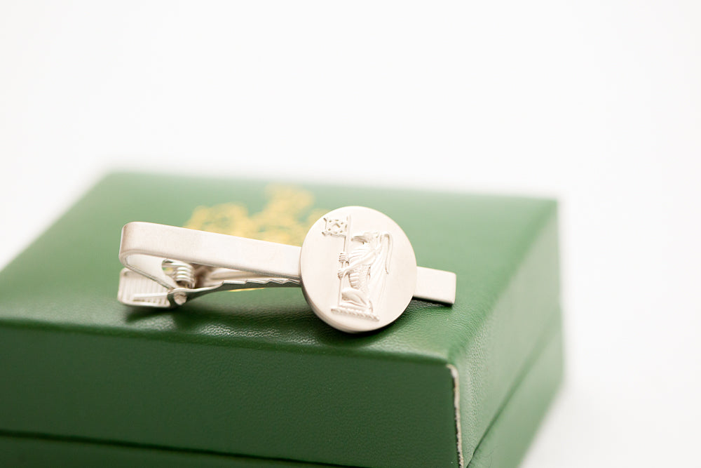 Gryphon Satin Nickel Tie Clip