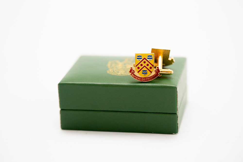 OM Cufflinks - Enamel Crest