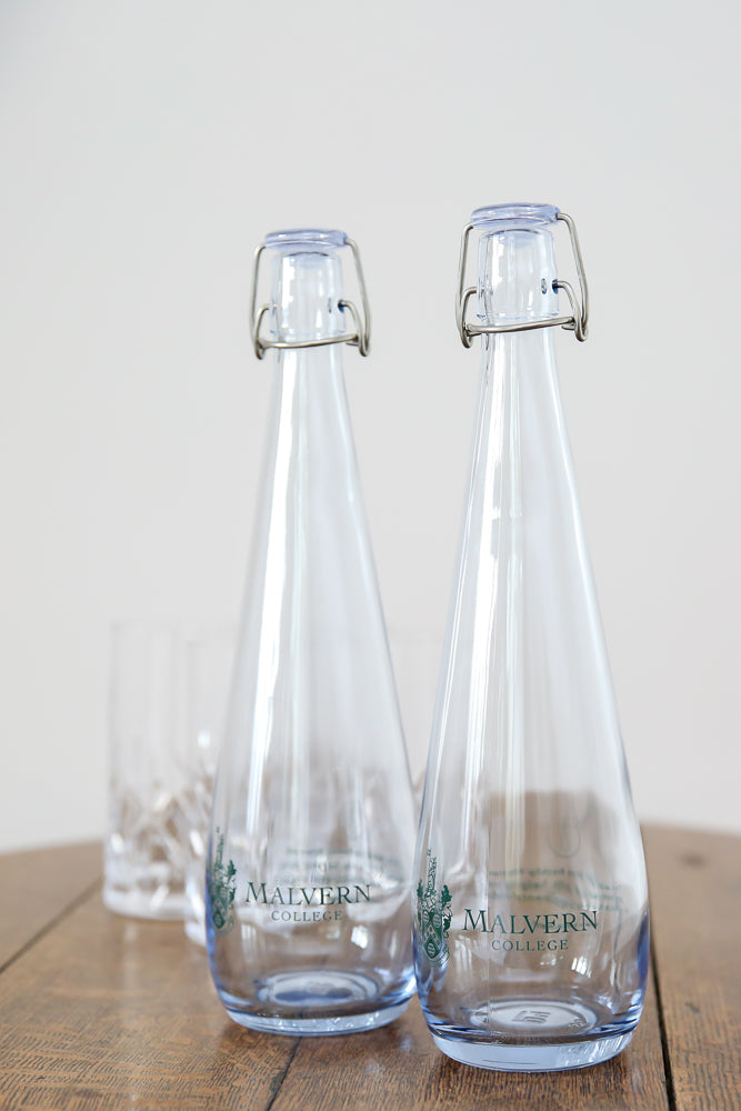 Malvern College Glass Water Bottles